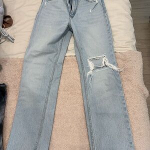 Abercrombie & Fitch Blue Straight Leg Jeans